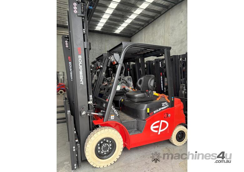 EP Lithium Electric 2.5T Counterbalance Forklift - Hire