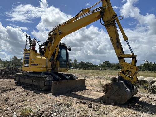 caption 2023 Komatsu PC138US-11 Excavator