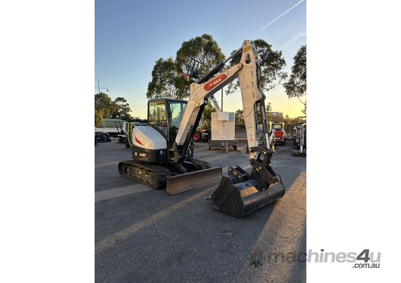 caption Bobcat E50 R-2 Excavator