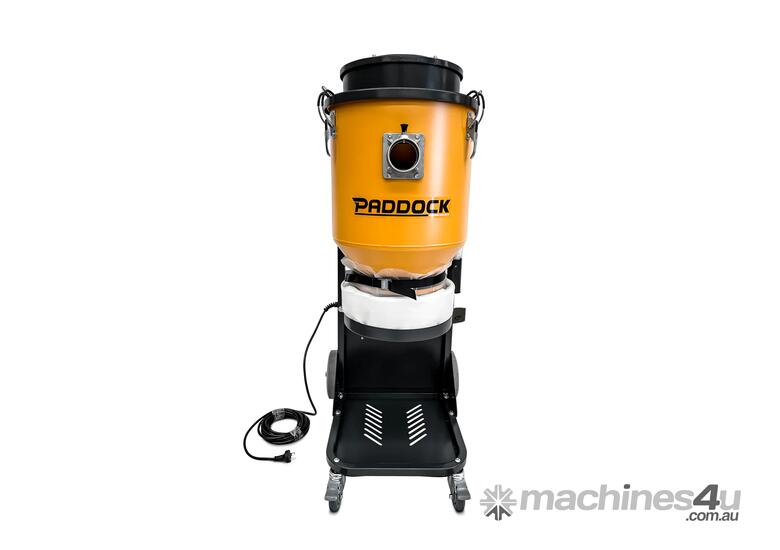 caption Paddock HEPA Vacuum - 2.4kW | Heavy-Duty Dust Control with Self-Cleaning Filter & Longopac System