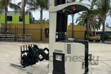 Crown Double Deep Ride On Reach Truck FOR SALE