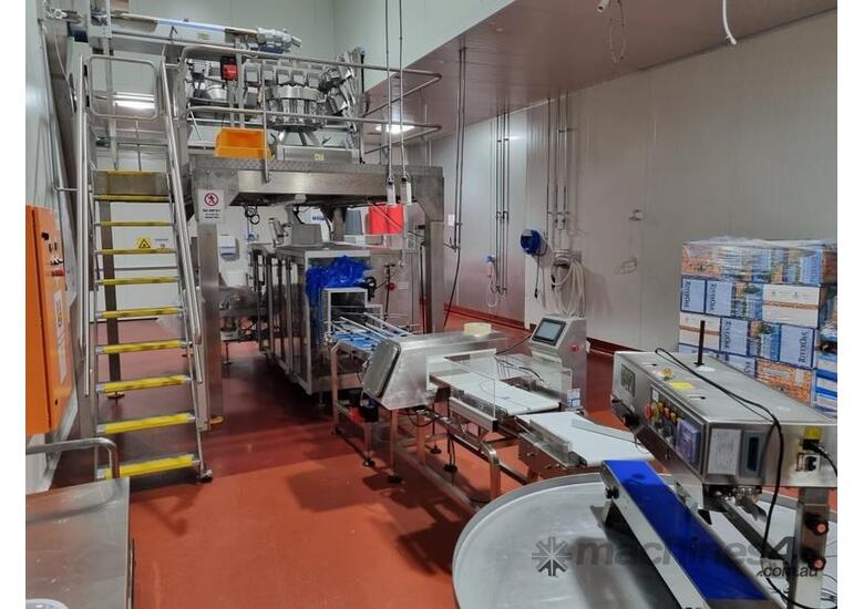 ADM Pouch Packing Line - Multihead Weigher - Horizontal Pouch Packaging Machine - Metal Detector