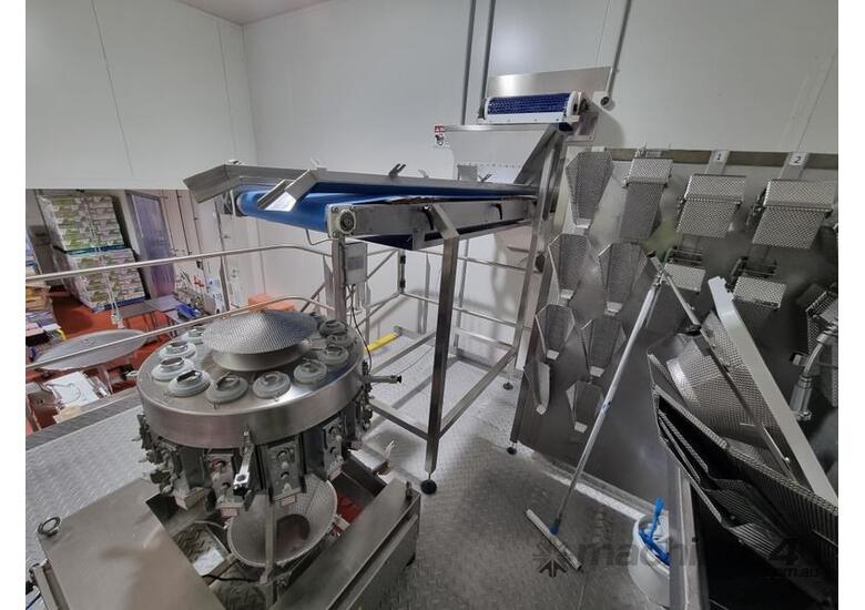 ADM Pouch Packing Line - Multihead Weigher - Horizontal Pouch Packaging Machine - Metal Detector