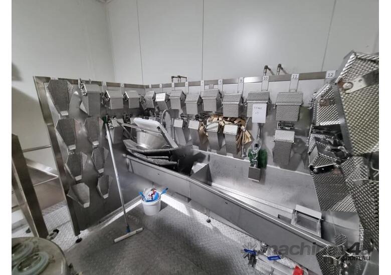 ADM Pouch Packing Line - Multihead Weigher - Horizontal Pouch Packaging Machine - Metal Detector