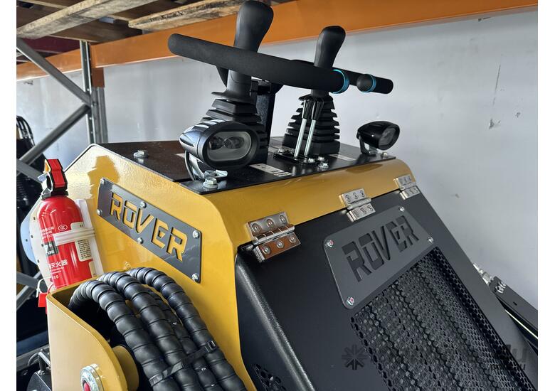 caption Skid Steer Loader - Tracked - Rover TWH 823 Twin Joysticks, Honda Engine