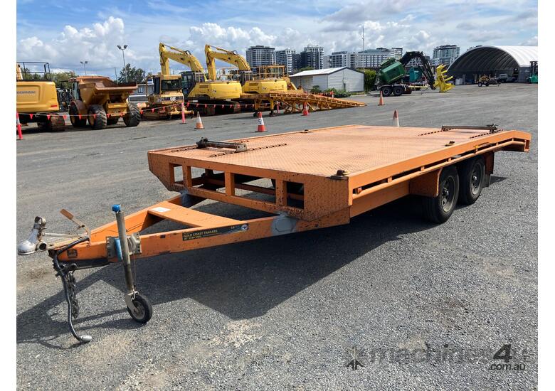 caption 2016 HOPPERS CROSSING TRAILERS Tandem Axle Beaver Tail Plant Trailer