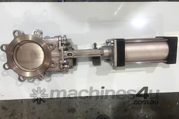 Knife Valves 6 inch air operated