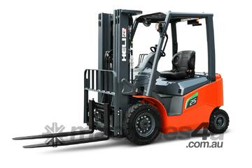 Heli G2 3.5T Electric Heavy Duty Li-Ion Forklift - 5 Year Battery Warranty