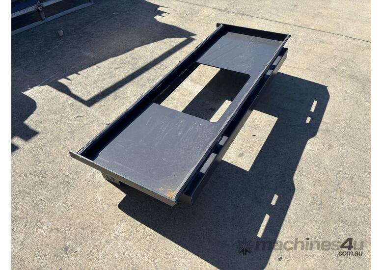caption Skid Steer to Euro Hitch Adapter Bracket