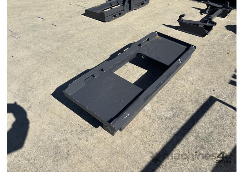 caption Skid Steer to Euro Hitch Adapter Bracket