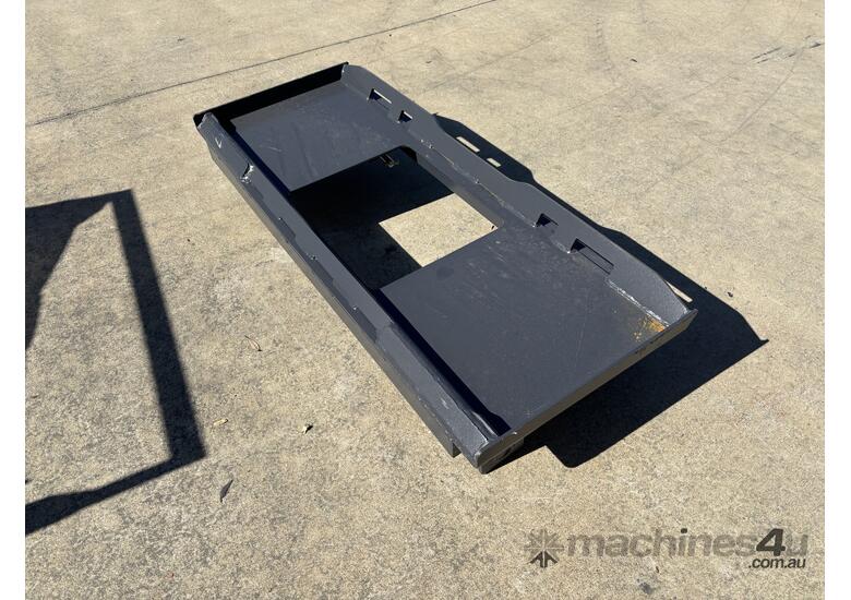 caption Skid Steer to Euro Hitch Adapter Bracket