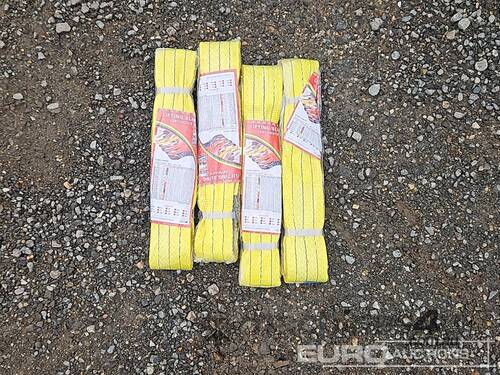 Unused 3T*2M  Webbing Slings (4 of) 