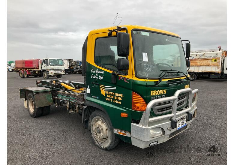 caption 2015 Hino FC7J 500 Hook Bin Truck