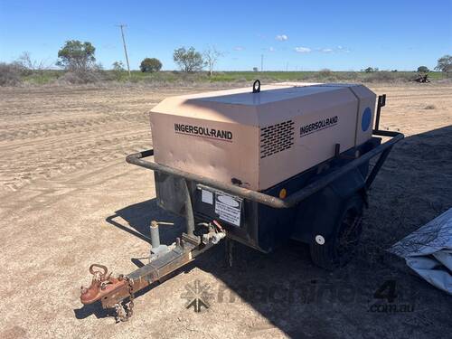 caption Ingersoll Rand Air Compressor Trailer