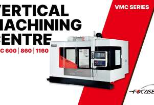 VMC-600 | 800 | 1160 Vertical Machining Centres: Heavier loading and higher precision.