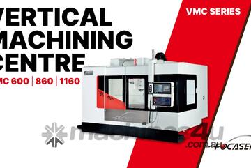 VMC-600 | 800 | 1160 Vertical Machining Centres: Heavier loading and higher precision.