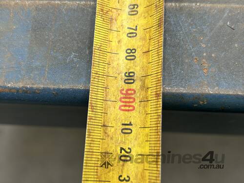 Mobile Steel Fabricated Workbench With Vice