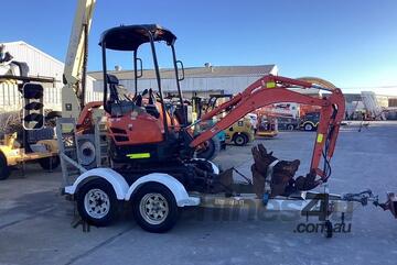 Kubota U17 Mini Excavator & Trailer Package
