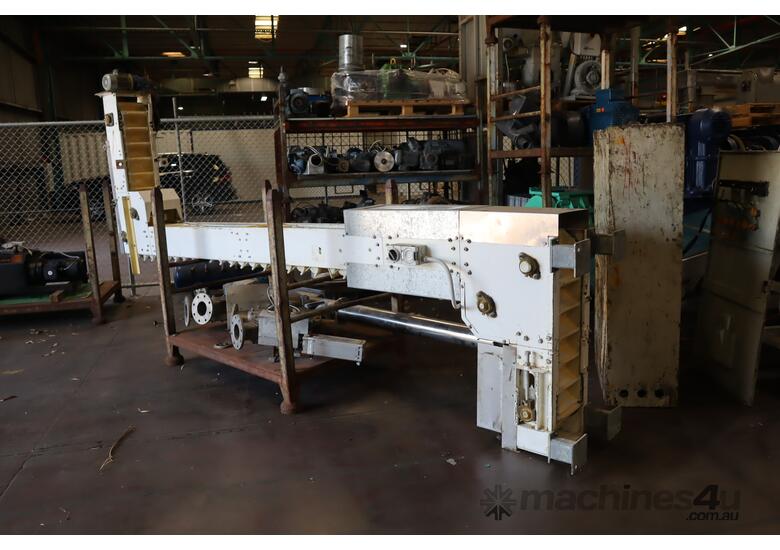 Motorised Bucket Elevator Conveyor with Spares - 4.5m High
