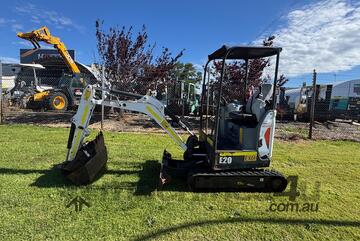 Excavator Bobcat E20 2 tonne 2018 3x bucket Track Widening