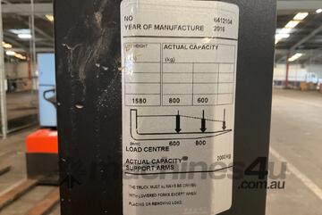 2016 BT SWE080L Electric Pallet Forklift