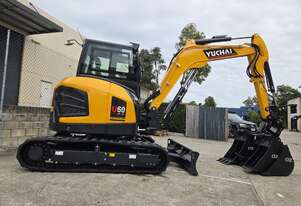 Yuchai U60 Pro Series Zero Swing 6ton excavator