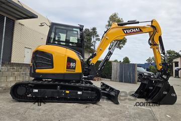 Yuchai U60 Pro Series Zero Swing 6ton excavator