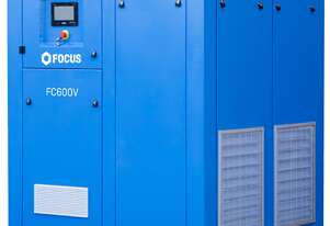 Focus Chieftain FC600V Portable 276cfm Base Mounted VSD Electric Compressor