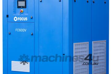 Focus Chieftain FC600V Portable 276cfm Base Mounted VSD Electric Compressor