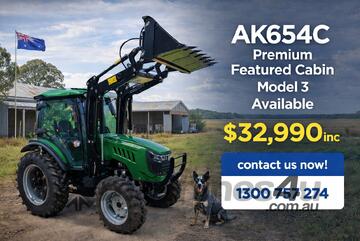AgKing - 65HP Premium Cabin Tractor with Front End Loader