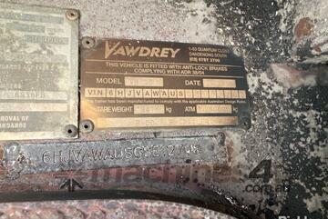 2016 Vawdrey VB S3 Tri Axle Drop Deck Curtainside Trailer