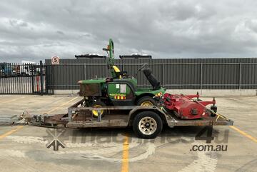 John Deere 1445D 4WD Mower and Trailer