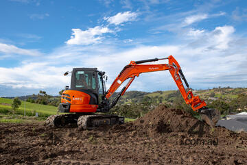 Big Dig Power with All-Day Operator Comfort - the Kubota U55-4