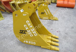 SEC 20 Ton Trenching Bucket for Caterpillar CAT320 - Includes Pin, 600mm Width