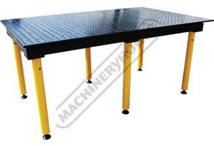 TMD626125F 2550 x 1250mm BuildPro Max Modular Welding Table - Standard Finish Reversible Table Plate