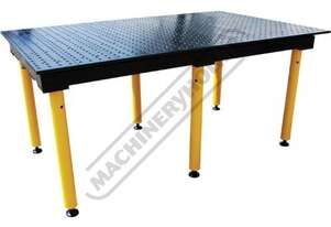 TMD626125F 2550 x 1250mm BuildPro Max Modular Welding Table - Standard Finish Reversible Table Plate