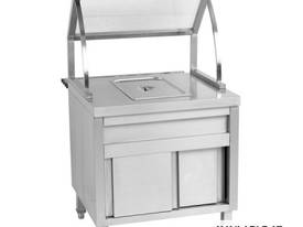 F.E.D. BS1A Single Pan Heated Bain Marie Cabinet - picture0' - Click to enlarge