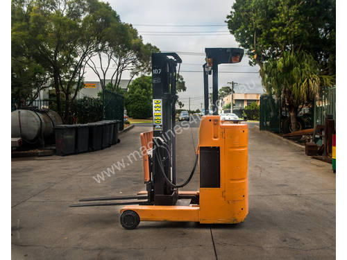 NYK Electric reach stand behind 1.2 tonne forklift