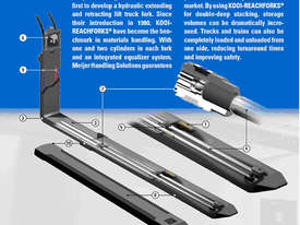 Kooi Hydraulic Extendable Reach Fork Attachment - picture1' - Click to enlarge