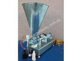 Rotary Valve Piston Filler with Hopper - picture2' - Click to enlarge