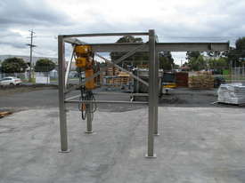 Stainless Gantry Crane Frame - No Hoist Included - picture0' - Click to enlarge