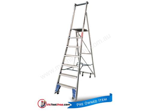 Ullrich Aluminium 2 Meter Platform Step Ladder Light Weight