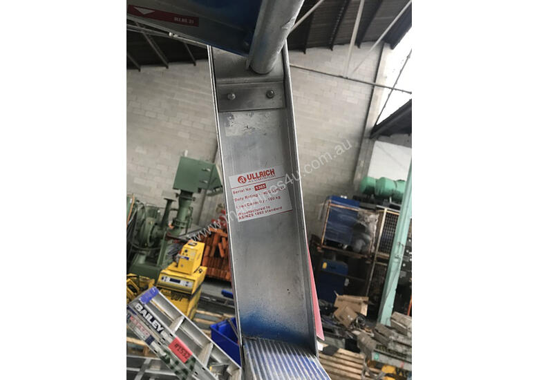 Used Ullrich Ullrich Aluminium 2 Meter Platform Step Ladder Light