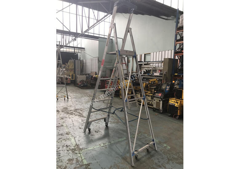 Used Ullrich Ullrich Aluminium 2 Meter Platform Step Ladder Light