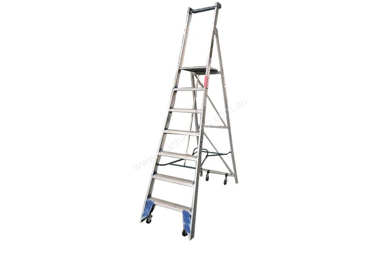 Used Ullrich Ullrich Aluminium 2 Meter Platform Step Ladder Light