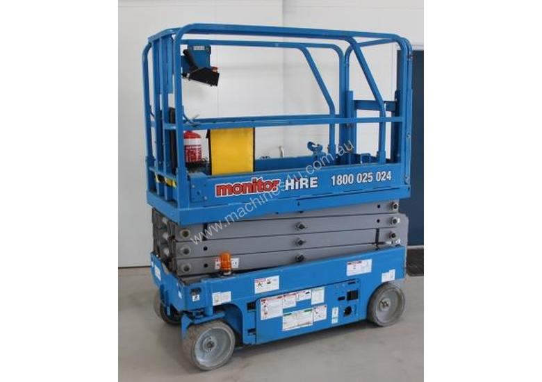 caption Scissor Lift - 19' (7.79m) Narrow Electric