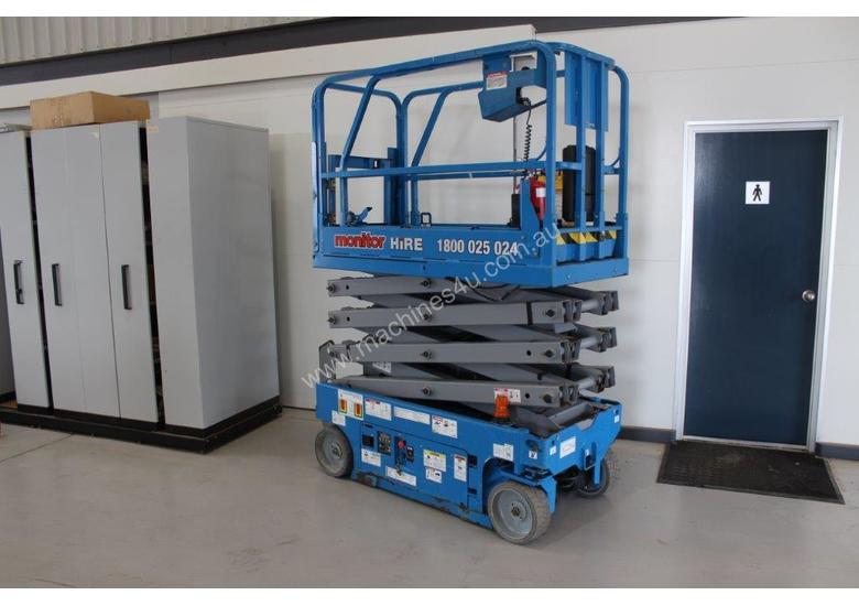 caption Scissor Lift - 19' (7.79m) Narrow Electric