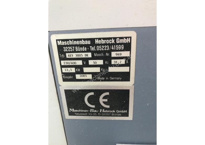 caption Hebrock Edgebander for sale