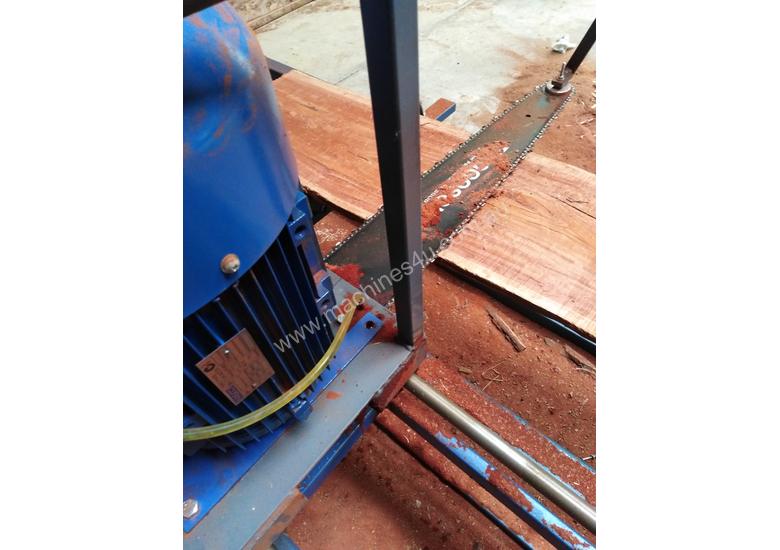 caption Chainsaw Mill, Slabbing Mill
