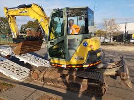 2013 YANMAR VIO80 WITH STEEL TRACKS AND 4430 HOURS - picture0' - Click to enlarge